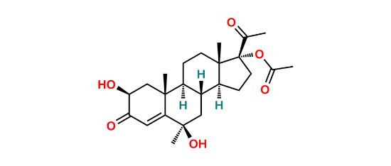 Picture of 2-beta, 6-beta-Dihydroxy-Medroxyprogesterone Acetate