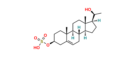 Picture of Pregn-5-ene-3,20-diol monohydrogen sulfate