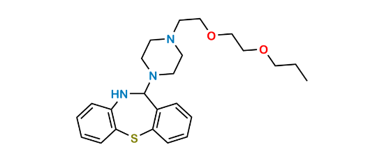 Picture of 2-[2-(4-Dibenzo[b,f] [1,4]thiazepine-11-yl-1-piperazineyl)ethoxyl]-1-ethyl Ethanol