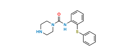 Picture of Quetiapine Impurity III (N-[2-(Phenylthio)phenyl]-1-piperazinecarboxamide)