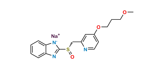 Picture of (S)-Desmethyl Rabeprazole Sodium Salt