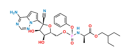 Picture of Remdesivir R-P D-alanine isomer