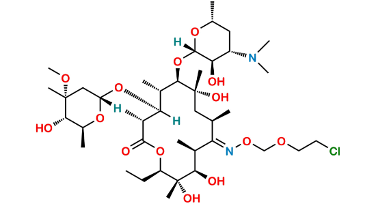 Picture of Roxithromycin EP impurity J Picture of Roxithromycin EP impurity J