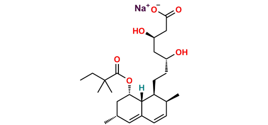 Picture of Simvastatin EP Impurity A  (Sodium Salt)