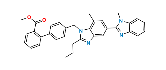 Picture of Telmisartan Impuroty  B Methyl Ester