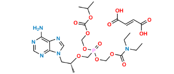 Show details for Diethylaminocarboxymethyl POC Tenofovir Fumarate Picture of Diethylaminocarboxymethyl POC Tenofovir Fumarate