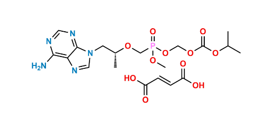 Picture of Mono-POC Methyl Tenofovir Fumarate (Mixture of Diastereomers) Picture of Mono-POC Methyl Tenofovir Fumarate (Mixture of Diastereomers)