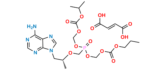 Picture of n-POC-POC Tenofovir Fumarate Picture of n-POC-POC Tenofovir Fumarate