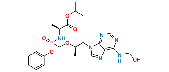 Picture of Tenofovir Alafenamide N-hydroxy methyl impurity Picture of Tenofovir Alafenamide N-hydroxy methyl impurity