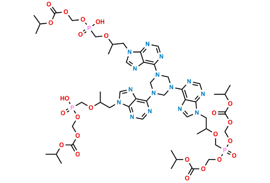 Picture of Tenofovir Trimer Impurity 4 Picture of Tenofovir Trimer Impurity 4