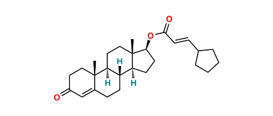 Picture of Testosterone 17(E)-3- Cyclo Pentyl Acrylate