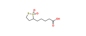 Picture of 5-(2,2-dioxido-1,2-dithiolan-3-yl)pentanoic acid