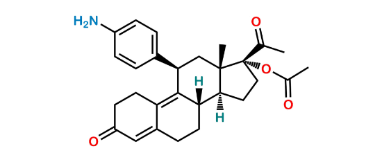 Picture of N,N-Didesmethyl Impurity  Ulipristal Acetate