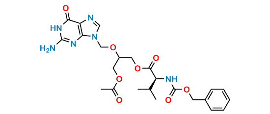 Picture of Valganciclovir O-Acetyl N-Benzyloxycarbonyl Impurity