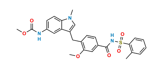 Picture of Decyclopentyl Zafirlukast Methyl Ester