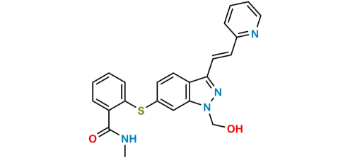 Picture of Axitinib N-Hydroxymethyl Impurity