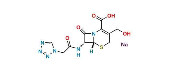 Picture of Cefazolin 3-Hydroxymethyl Impurity Sodium salt