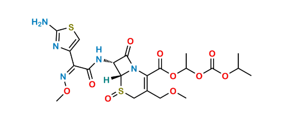 Picture of Cefpodoxime CPDP Sulfoxide 1,2 Impurity