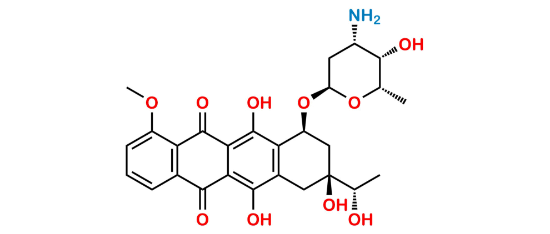 Picture of Doxorubicin Mixture of Diastereomers