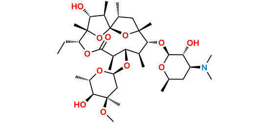 Picture of Erythromycin EP Impurity D Hydrochloride