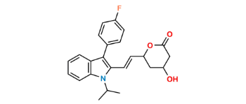 Picture of Fluvastatin lactone (racemic mixture)