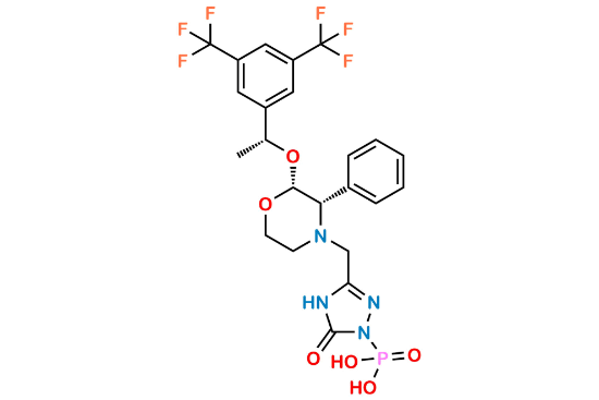 Picture of Fosaprepitant Desfluoro Impurity 