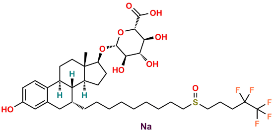 Picture of Fulvestrant-17-glucuronide Sodium Salt