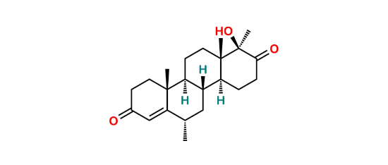 Picture of (17a-beta)-Hydroxy-6alfa,17a-dimethyl-D-homoandrost-4-ene-3,17-dione