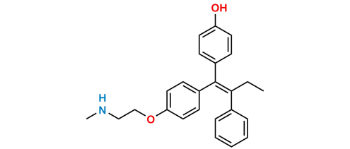 Picture of 4-Hydroxy-N-Desmethyl Tamoxifen
