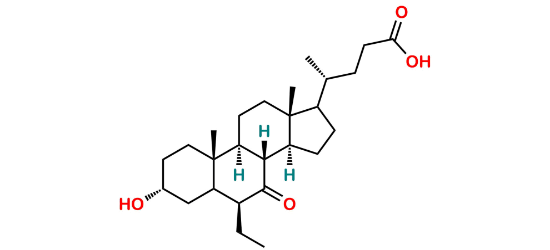Picture of 6-β-Ethyl-7-oxo-lithocholic Acid