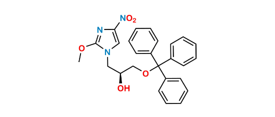 Picture of (S)-1-(2-methoxy-4-nitro-1H-imidazol-1-yl)-3-(trityloxy)propan-2-ol Picture of (S)-1-(2-methoxy-4-nitro-1H-imidazol-1-yl)-3-(trityloxy)propan-2-ol