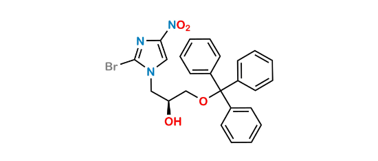 Picture of (S)-1-(2-bromo-4-nitro-1H-imidazol-1-yl)-3-(trityloxy)propan-2-ol