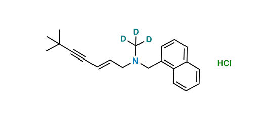 Picture of Terbinafine D3 Hydrochloride  Picture of Terbinafine D3 Hydrochloride