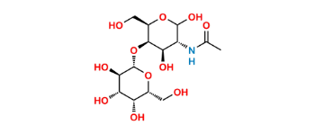 Picture of 2-Acetamido-2-deoxy-4-O-(β-D-galactopyranosyl)-D-galactopyranose