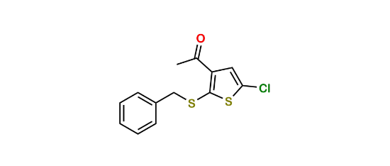 Picture of 1-(2-(Benzylthio)-5-chlorothiophen-3-yl)ethanone Picture of 1-(2-(Benzylthio)-5-chlorothiophen-3-yl)ethanone