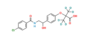 Picture of Hydroxy Bezafibrate-D6