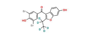 Picture of 6-Hydroxy Benzbromarone-D5 (major)