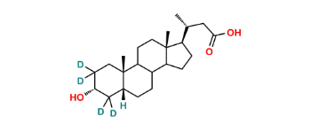 Picture of 24-Nor Lithocholic Acid-D4