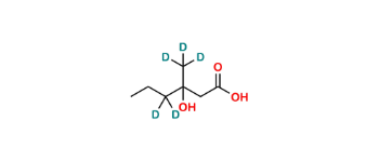 Picture of 3-Hydroxy-3-methylhexanoic Acid-D5