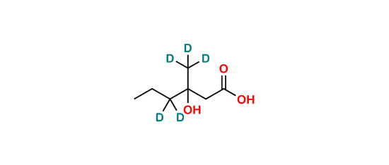 Picture of 3-Hydroxy-3-methylhexanoic Acid-D5
