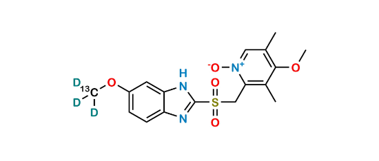 Picture of Omeprazole-13C,D3 Sulfone N-Oxide