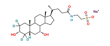 Picture of Taurochenodeoxycholic Acid-D4 Sodium