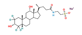 Picture of Taurodeoxycholic Acid-D4 Sodium