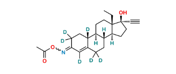Picture of 17-Desacetyl Norgestimate-3-acetate-D6