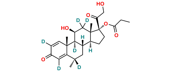 Picture of 6α-Methylprednisolone-17-Propionate-D6