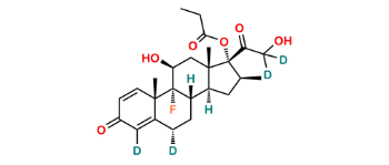 Picture of Betamethasone-17-propionate-D4