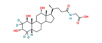 Picture of 1β-Hydroxyglycodeoxycholic Acid-D4