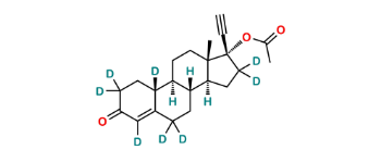 Picture of Norethindrone Acetate D8 