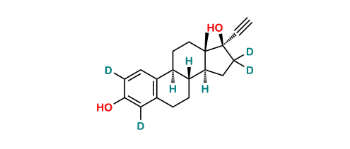 Picture of Ethynyl Estradiol-2,4,16,16-d4