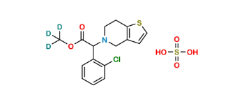 Picture of rac-Clopidogrel-D3 Bisulfate